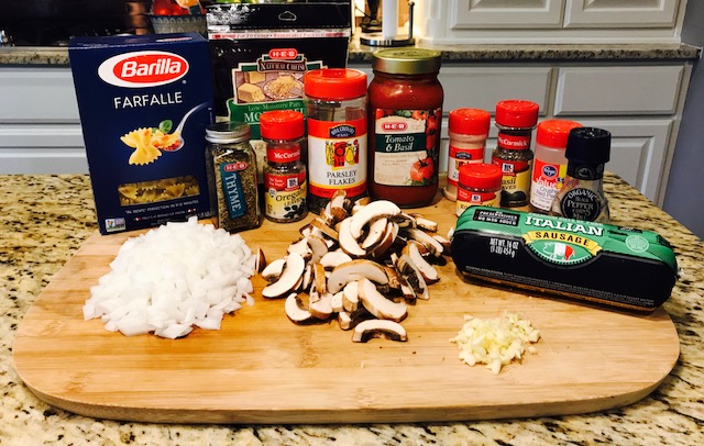 spaghetti ingredients